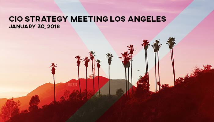 Welcome to the CIO Strategy Meeting in Los Angeles!